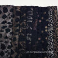 calças femininas de tecido jacquard ouro preto novo estilo